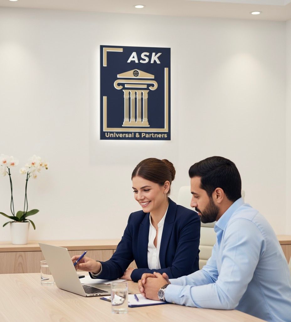 City street with cars driving.