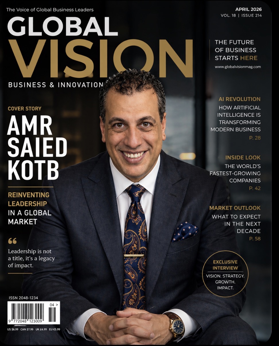 AMR SAIED KOTB — Business Leader Magazine Cover